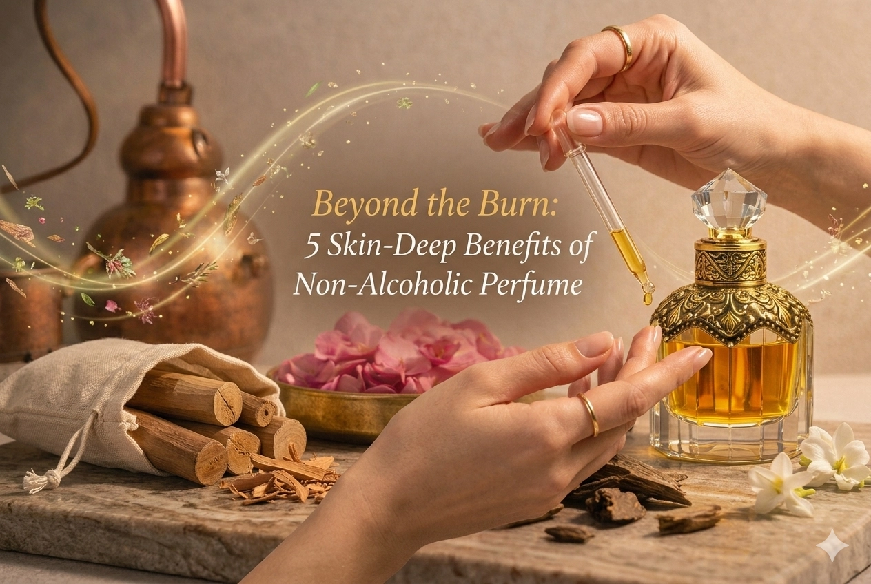 Choosing non-alcoholic perfume goes beyond avoiding alcohol. It means selecting a fragrance that respects the skin, lasts longer, and creates a more intimate scent experience. From reduced irritation to better moisture comfort and lasting wear, oil-based perfumes provide benefits that are both sensory and skin-deep. In a world moving toward gentler, more mindful beauty choices, non-alcoholic fragrance stands as a timeless and skin-friendly option.